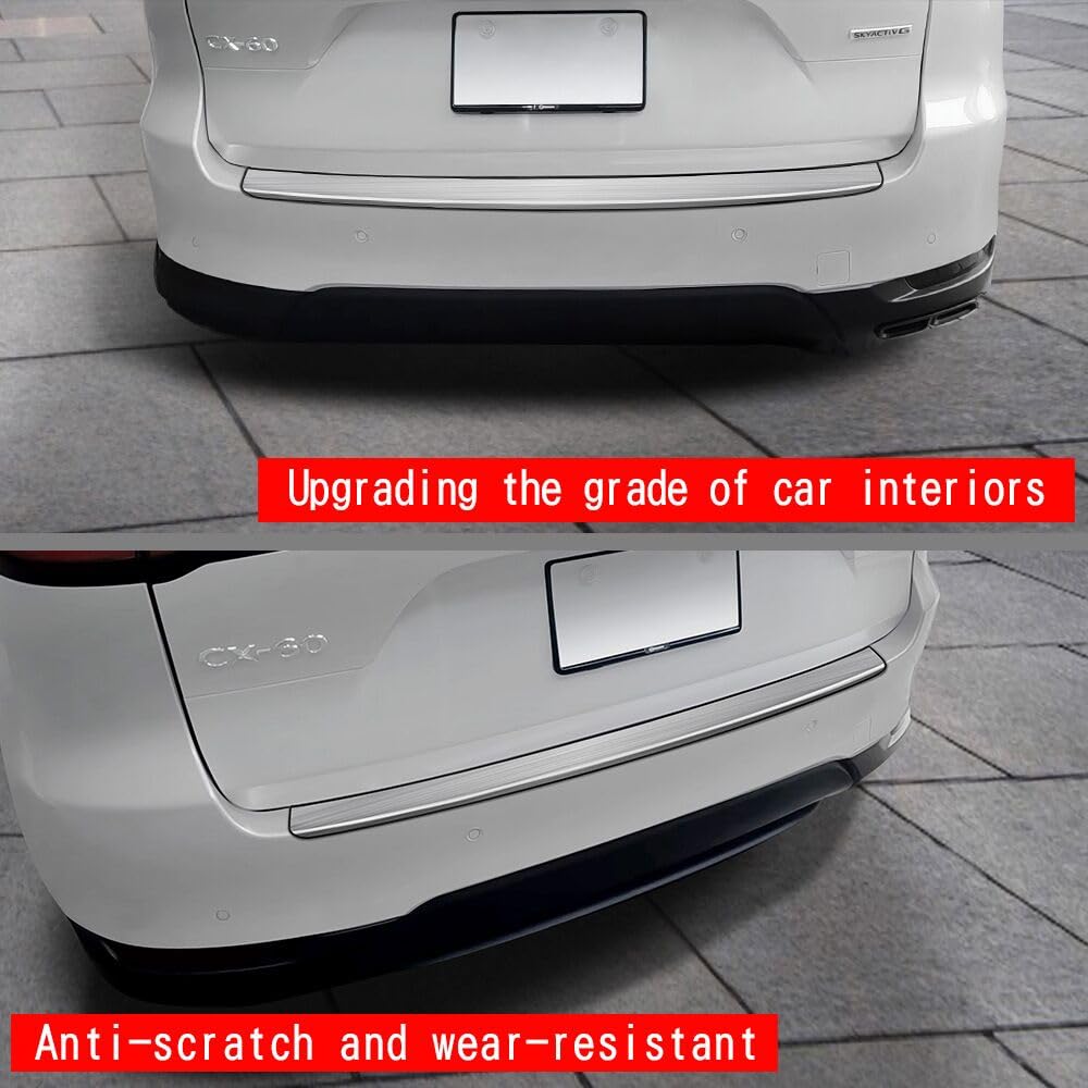 Amazon.com: Car Stainless Steel Rear Bumper Protector, for Mazda